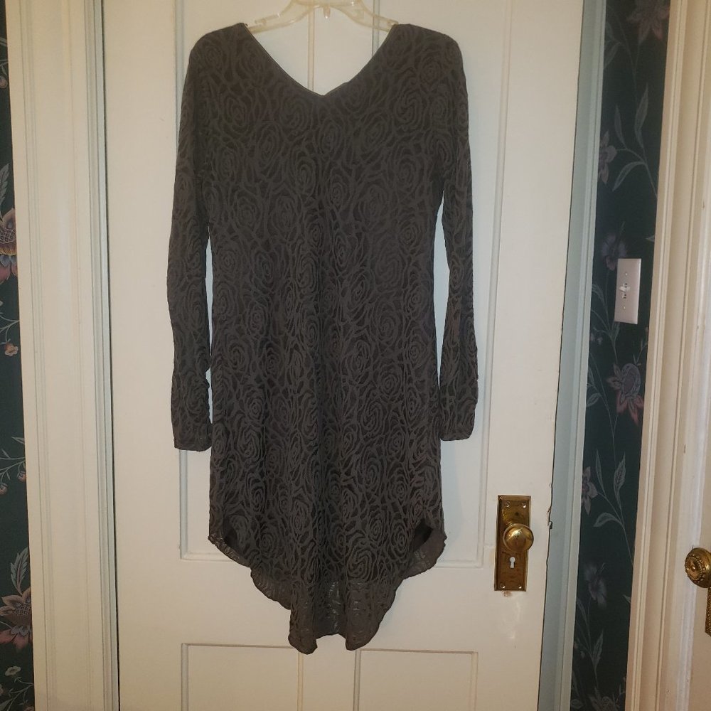 Mystree Lace Dress - Dark Olive to Hunter Green
